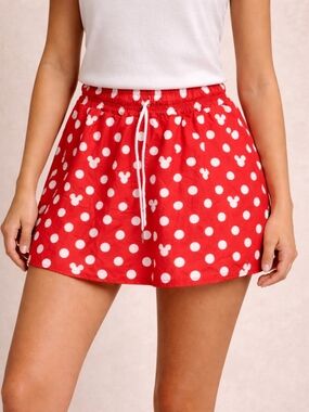 Disney Parks Minnie Mouse Red Polka Dot Costume Skort Youth Medium Disneybound